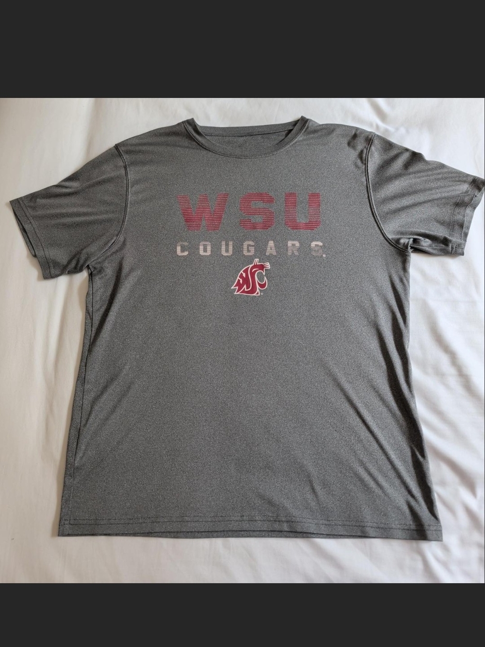 Cougar Gray Short Sleeve WSU Graphic Tee